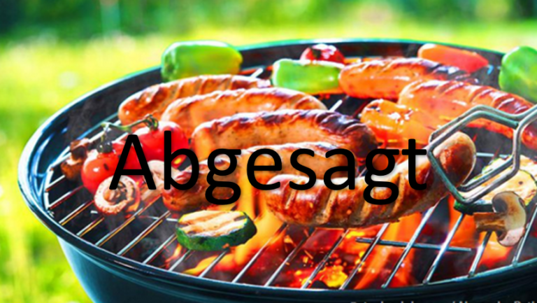 Eröffnungsgrillen abgesagt