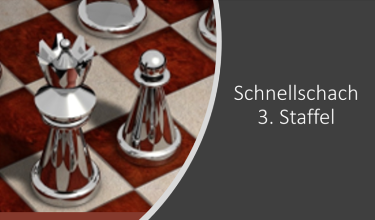 3. Staffel Halleiner Schnellschachturnier 2023