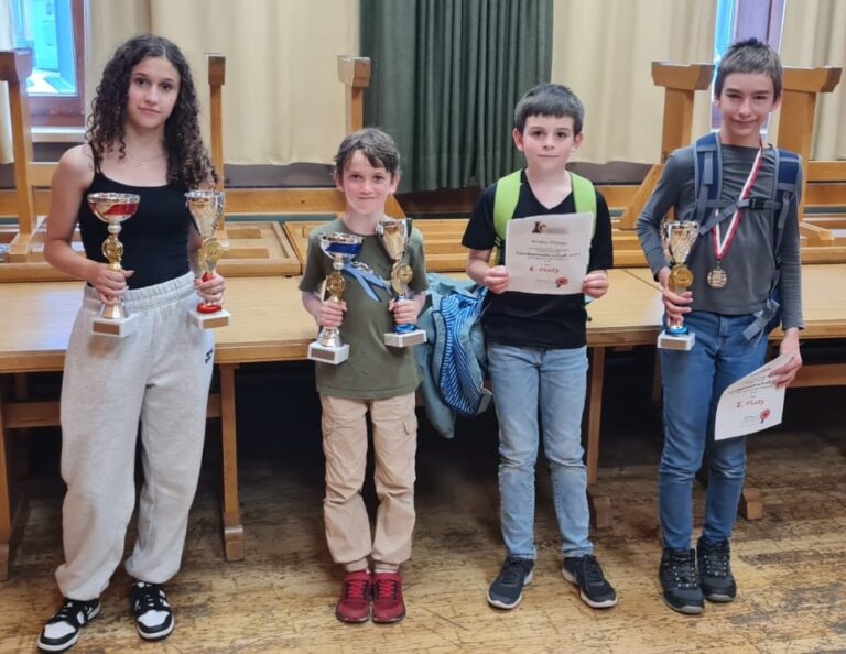 5 x Gold 1 x Silber für die  Halleiner Jugend bei den Salzburger Jugend-Rapid Meisterschaften