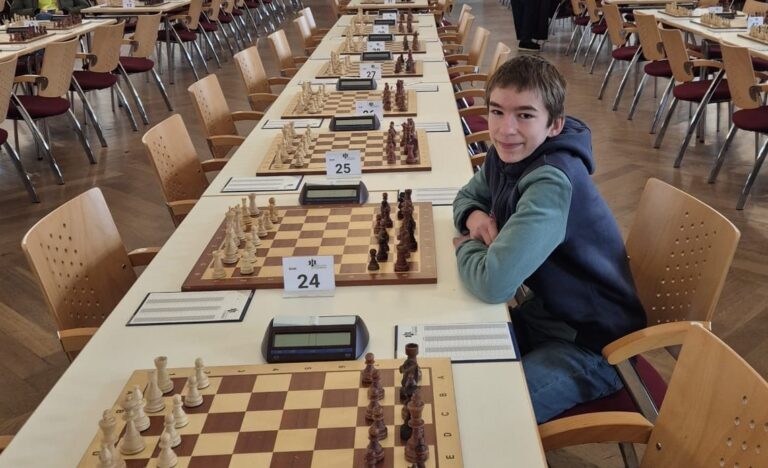 Lukas Putz beim 1. Schach Open im Münchner Oberland 2026